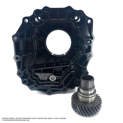 [DOMIWORKS-24008001] Domiworks Nissan Patrol Y60/Y61 to BMW 8HP Transfer Case Adapter Kit