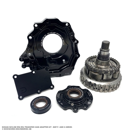 [DOMIWORKS-24008002] Domiworks Nissan Skyline GTR R32-R34 to BMW 8HP Transfer Case Adapter Kit