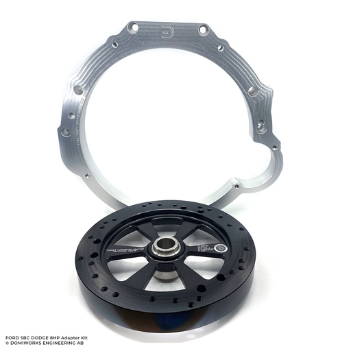 [DOMIWORKS-21005008] Domiworks Ford Small Block 8HP Dodge Scat Pack Trackhawk Ram Hellcat Adapter Kit