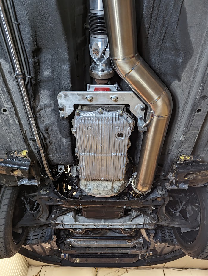 Supra MKIV Dodge 8HP installed overview - installation example
