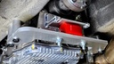 Supra MKIV transmission crossmember and polyurethane mount - installed view