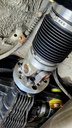 Supra MKIV driveshaft and differential adapter - installed view