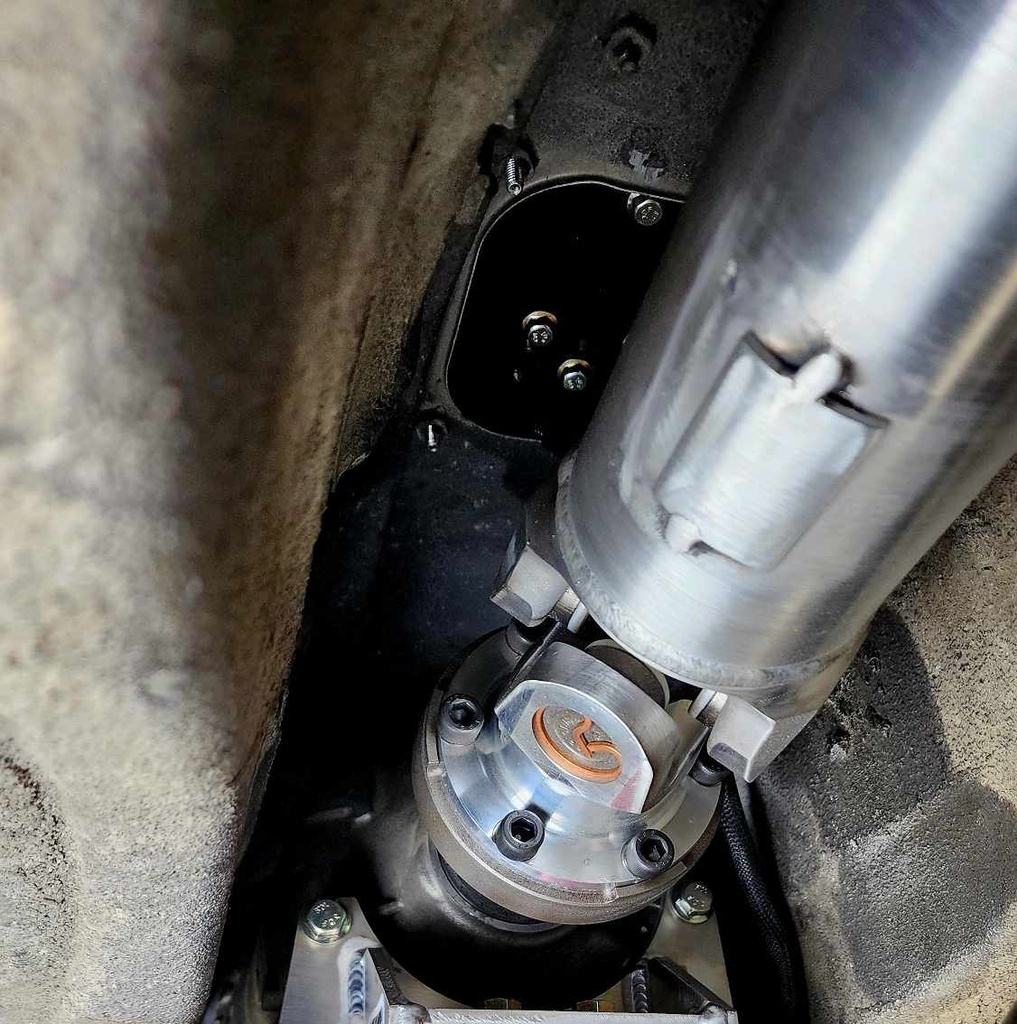 Custom made 8HP 3.5" Aluminium Driveshaft