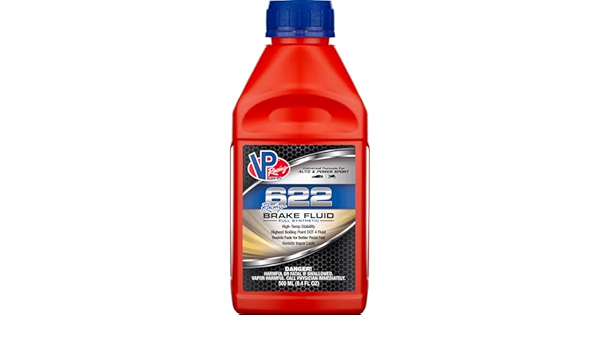 VP 622 Racing Brake Fluid Case of 12/500mL of 2551