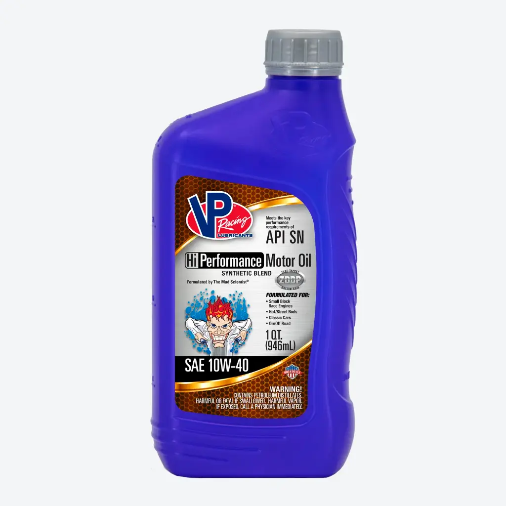 VP HI PERF SYN BLEND SAE 10W-40 QT