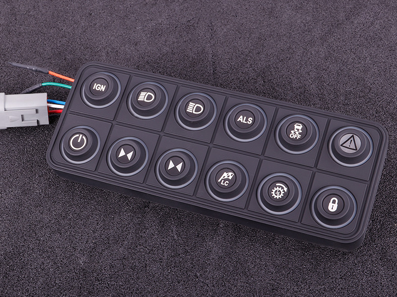 [MAXXECU-2004] MaxxECU CAN keypad (12 keys) multi color LED