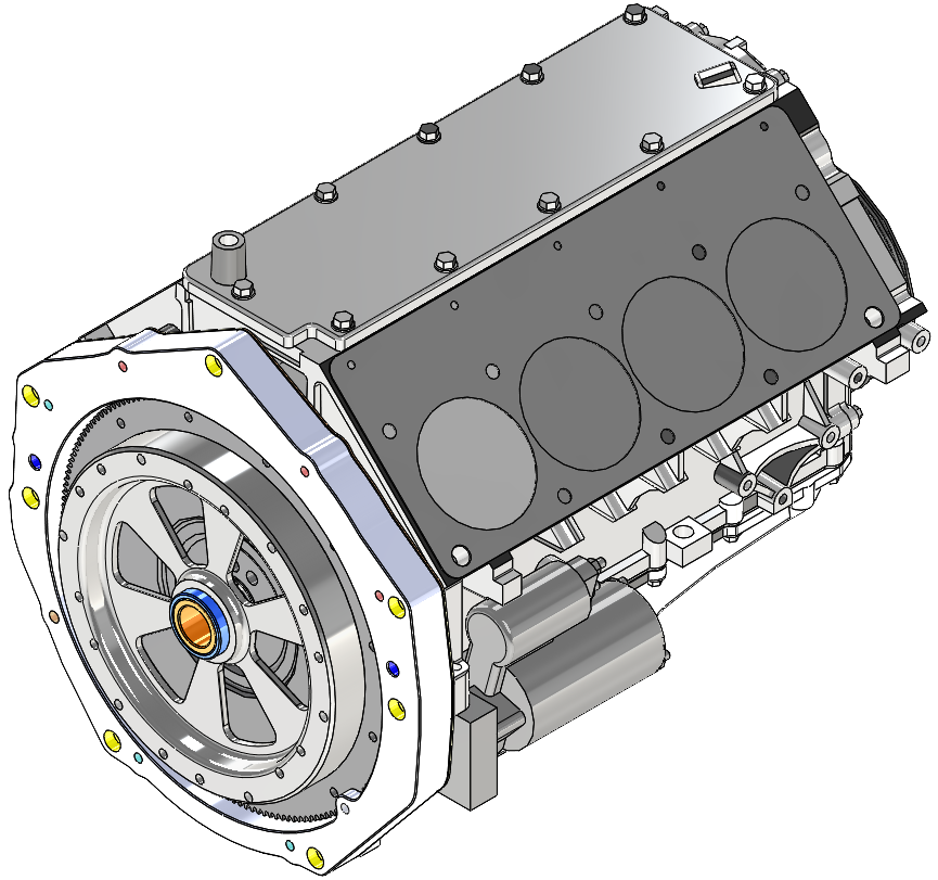 LS to Dodge 8HP Adapter kit