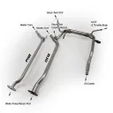 PHR Heater Return Pipe for 2JZ-GTE
