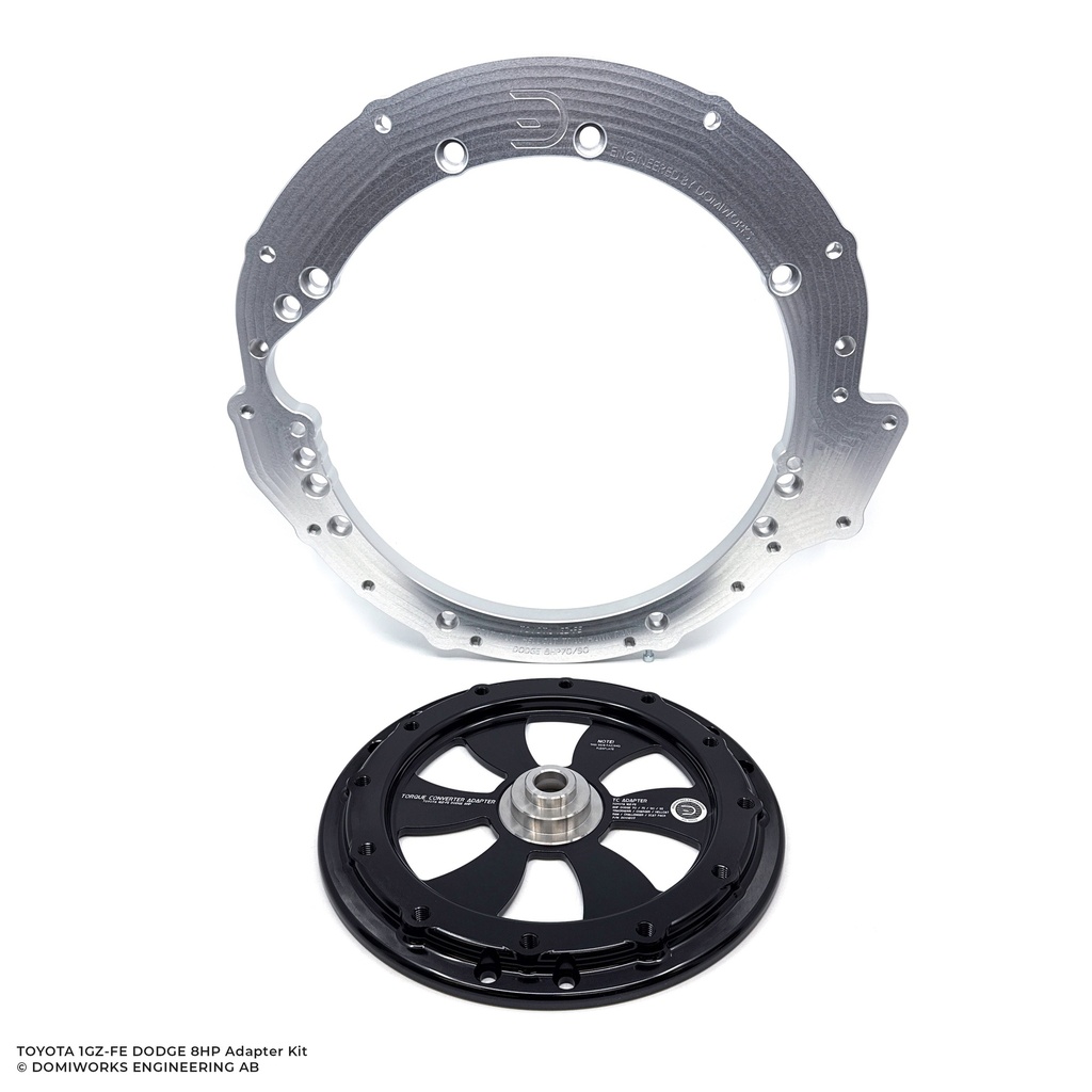 [DOMIWORKS-21001007] Domiworks 1GZ-FE V12 to Dodge 8HP Adapter Kit