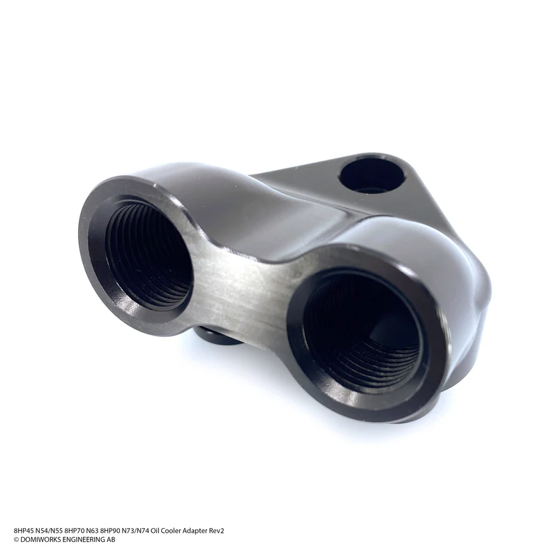 Domiworks 8HP Oil Cooler Adapter N54/N55 N63 N73/N74 Type 2