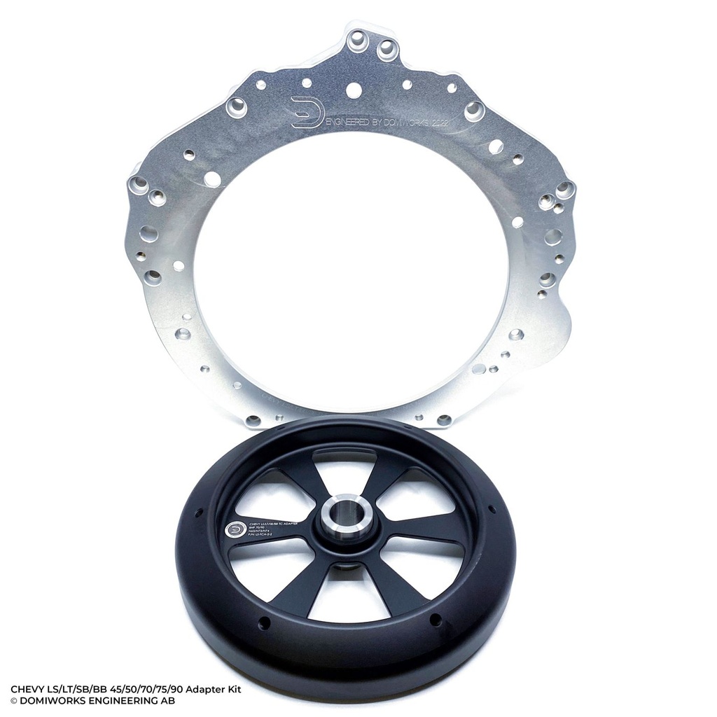 Domiworks Chevy LS to BMW 8HP N63 N74 Adapter Kit