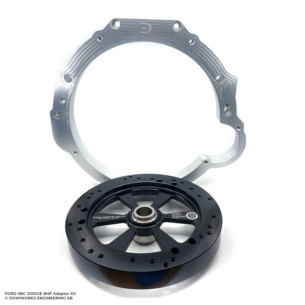 Domiworks Ford Small Block 289 302 351C 351W 8HP Dodge Scat Pack Trackhawk Ram Hellcat Adapter Kit