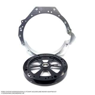 Domiworks Ford Coyote/Voodoo/Godzilla/Modular 8HP Jaguar/Land Rover (4-bolt TC) Adapter Kit