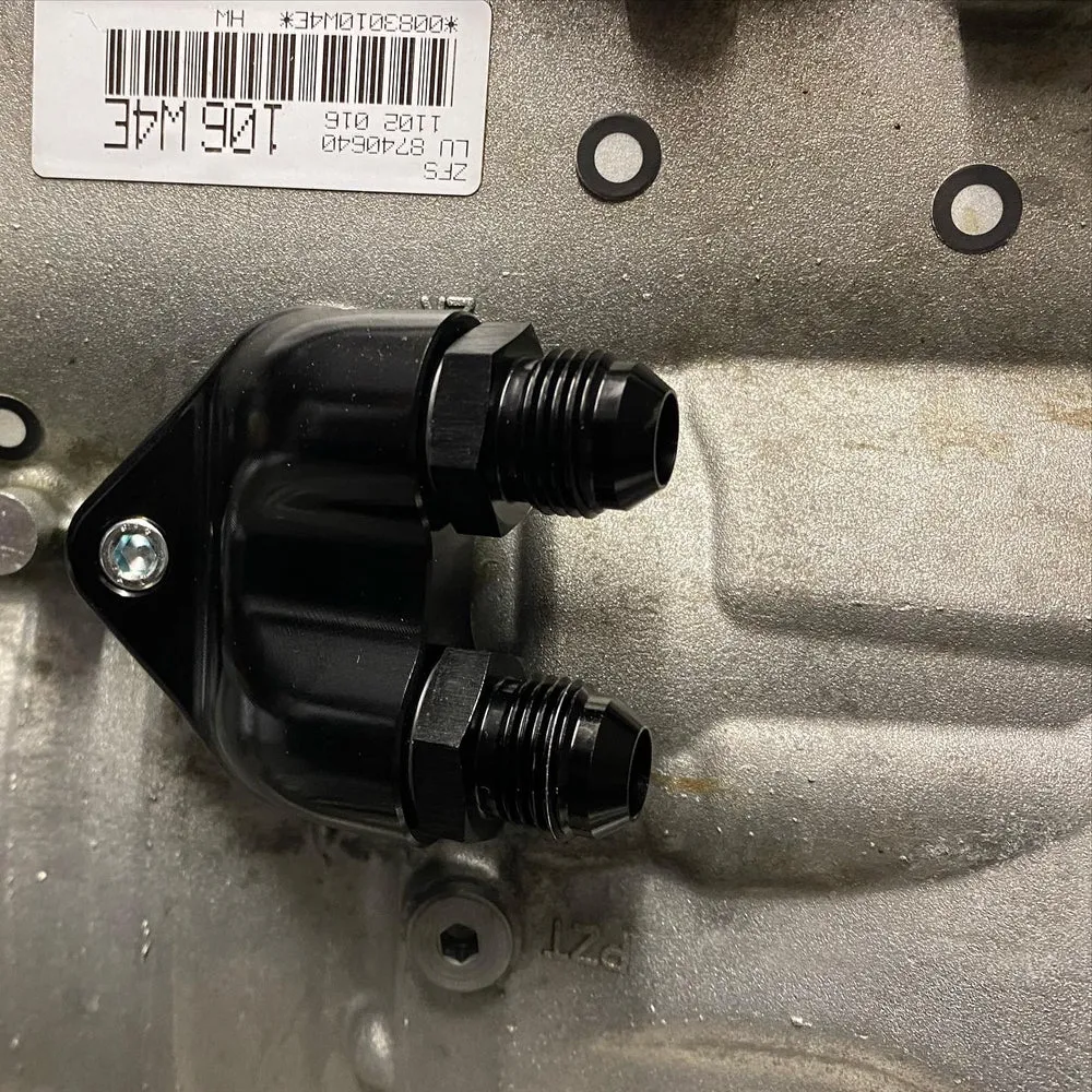 Domiworks 8HP Oil Cooler Adapter Jaguar/Land Rover Type 5
