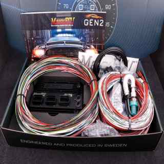 MaxxECU GEN2 TRACK, with LSU 5.2, flying lead install kit