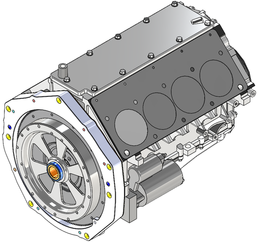 [8HP70-LS-KIT] LS to Dodge 8HP Adapter kit