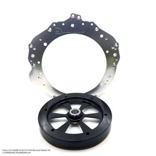 [DOMIWORKS-21004011] Domiworks Chevy LS to BMW 8HP N57 - Mirrored Starter Adapter Kit