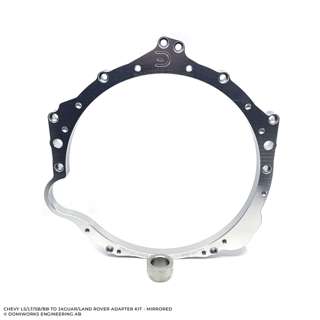 [DOMIWORKS-21004021] Domiworks Chevy LS/LT/SB/BB to Jaguar/Land Rover 8HP - 6-bolt converter - Mirrored Adapter Kit